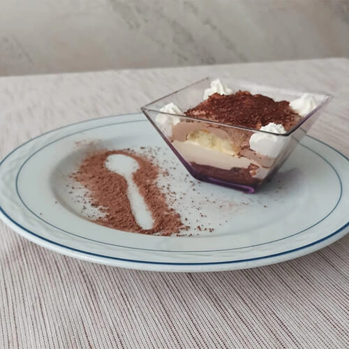 Tiramisù al cioccolato - Chef Stefano Trezzani - Hotel Curtis Centrale | Alassio (SV)